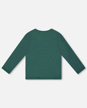 Load image into Gallery viewer, Deux Par Deux Long Sleeve Tee - Jasper Green