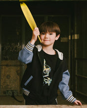 Load image into Gallery viewer, Deux Par Deux Long Sleeve Tee - Anthracite Black