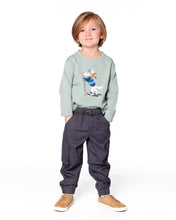 Load image into Gallery viewer, Deux Par Deux Cargo Pocket Joggers - Dark Grey Blue