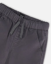 Load image into Gallery viewer, Deux Par Deux Cargo Pocket Joggers - Dark Grey Blue