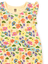 Load image into Gallery viewer, Tea Collection Flutter Baby Romper- Sketched Wild Flowers