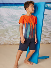 Load image into Gallery viewer, Tea Collection Surfboard Graphic Tee- Sunset