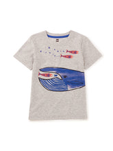 Load image into Gallery viewer, Tea Collection Whale Graphic Tee- Grey