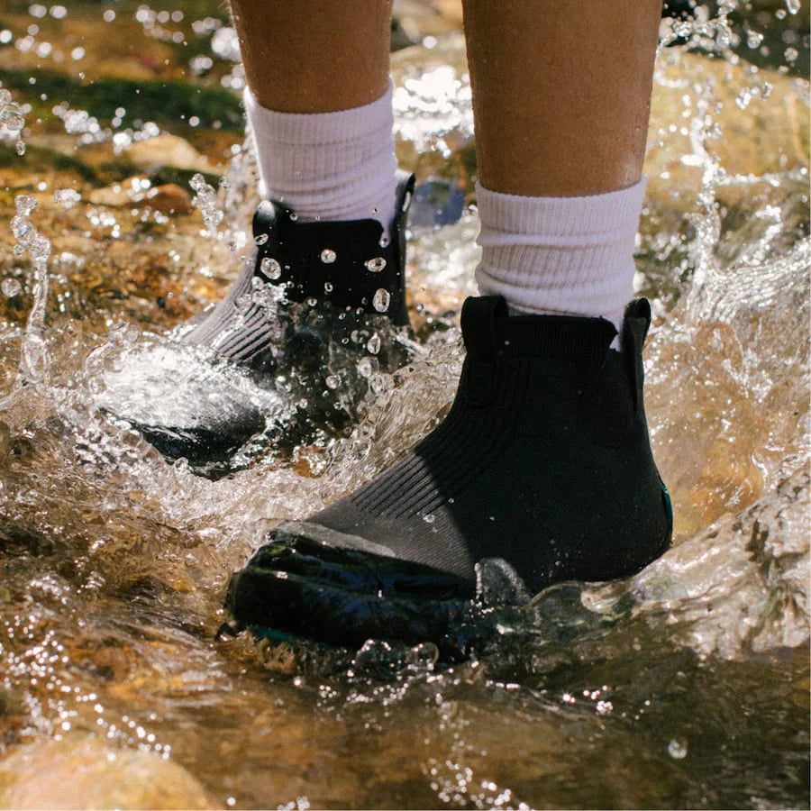 Vessi Weekend Chelsea asphalt black stretch pull on waterproof vegan light M9 Women main image 4