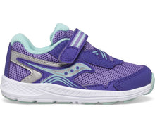 Load image into Gallery viewer, Saucony Ride 10 Jr - Purple/Turquoise

