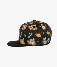 Load image into Gallery viewer, Headster Taco Tuesday Snapback - Black