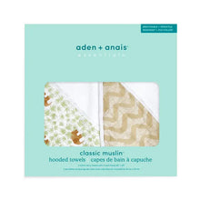 Load image into Gallery viewer, Aden + Anais Hooded Towels 2-Pack