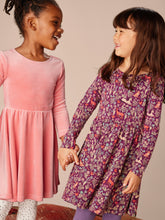 Load image into Gallery viewer, Tea Collection Ruffle Collar Ballet Baby Dress - Scottish Woodland