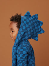 Load image into Gallery viewer, Tea Collection Baby Spike Out Hoodie - Striped Checkerboard