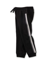 Load image into Gallery viewer, Tea Collection Striped Joggers - Jet Black