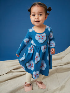 Tea Collection Baby Long Sleeve Twirl Dress - Ikat Floral