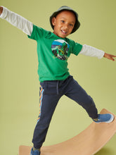 Load image into Gallery viewer, Tea Collection Striped Joggers - Indigo