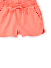 Load image into Gallery viewer, Tea Collection Pom Pom Gym Shorts- Sunset Pink