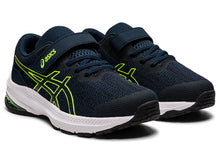 Load image into Gallery viewer, Asics GT 1000 11 PS (Velcro) - French Blue/Hazard Green
