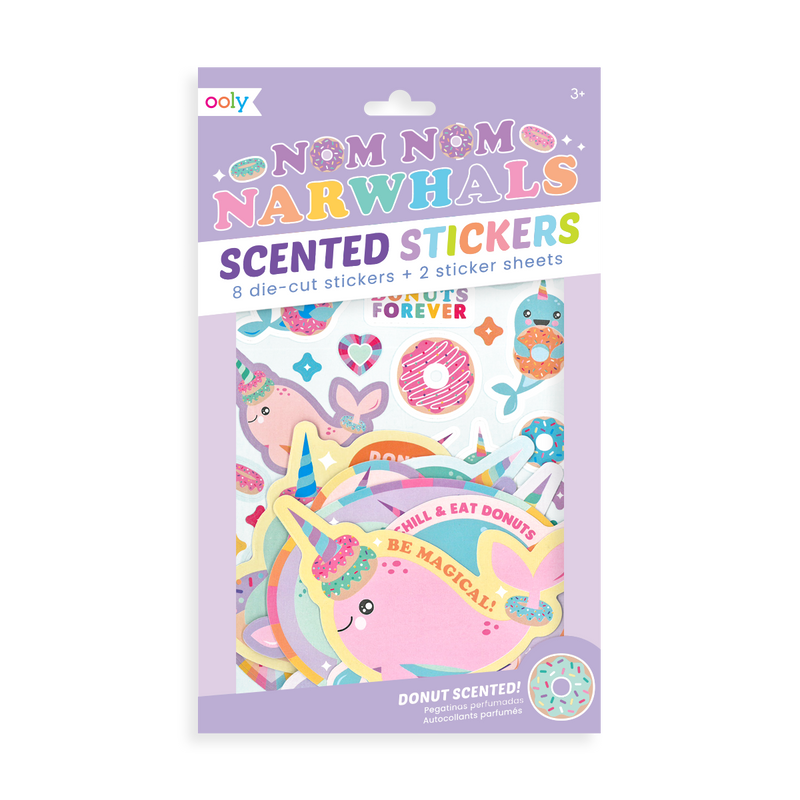 Ooly Nom Nom Narwhal Scented Stickers