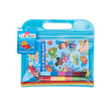 Load image into Gallery viewer, Ooly Mini Traveller Colouring and Activity Kit- Super Kids+Pets
