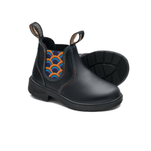 Load image into Gallery viewer, Blundstone 2254- Black with Rainbow Elastic and Contrast Stitching