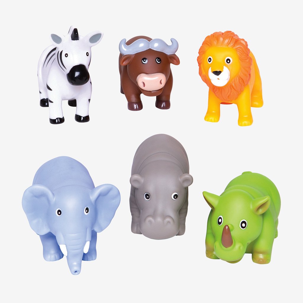 Elegant Baby Jungle Party Bath Toy Set Finn Izzy
