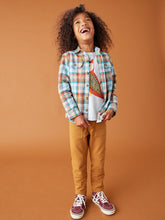 Load image into Gallery viewer, Tea Collection Flannel Button Up Shirt - Sapporo Plaid