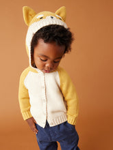 Load image into Gallery viewer, Tea Collection Baby Cardigan- Oatmeal Shiba Inu