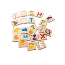 Load image into Gallery viewer, Plan Toys Alphabet A-Z Tiles
