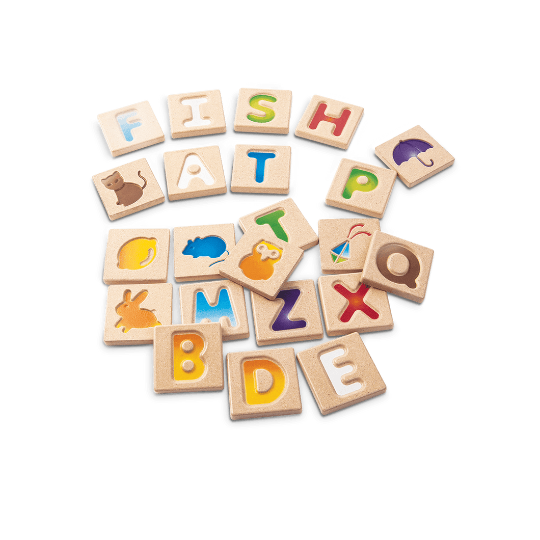 Plan Toys Alphabet A-Z Tiles
