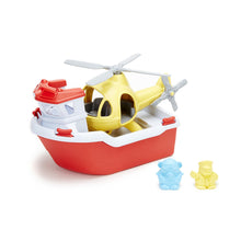 Load image into Gallery viewer, Green Toys Rescue Boat and Helicopter