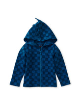 Load image into Gallery viewer, Tea Collection Baby Spike Out Hoodie - Striped Checkerboard