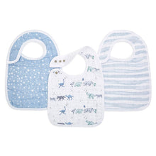 Load image into Gallery viewer, Aden + Anais Cotton Muslin Snap Bib 3-Pack