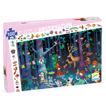 Load image into Gallery viewer, Djeco Enchanted Forest Observation Puzzle