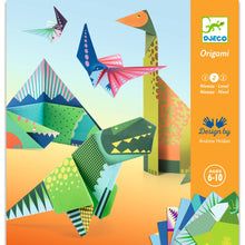 Load image into Gallery viewer, Djeco Dinosaur Origami Creative Kit