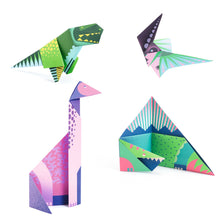 Load image into Gallery viewer, Djeco Dinosaur Origami Creative Kit