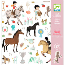 Load image into Gallery viewer, Djeco Horse Sticker Pages