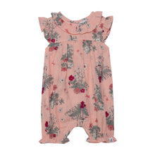 Load image into Gallery viewer, Deux Par Deux- Fleurs Baby Romper