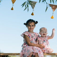 Load image into Gallery viewer, Deux Par Deux- Fleurs Baby Romper