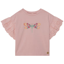 Load image into Gallery viewer, Deux Par Deux- Dragonfly Top with Eyelet Sleeves