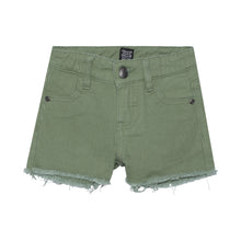 Load image into Gallery viewer, Deux Par Deux- Frosty Green Coloured Denim Short