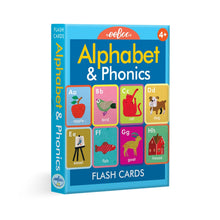 Load image into Gallery viewer, Eeboo Alphabet and Phonics Flash Cards

