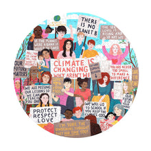 Load image into Gallery viewer, Eeboo Climate Action 500 Piece Round Puzzle