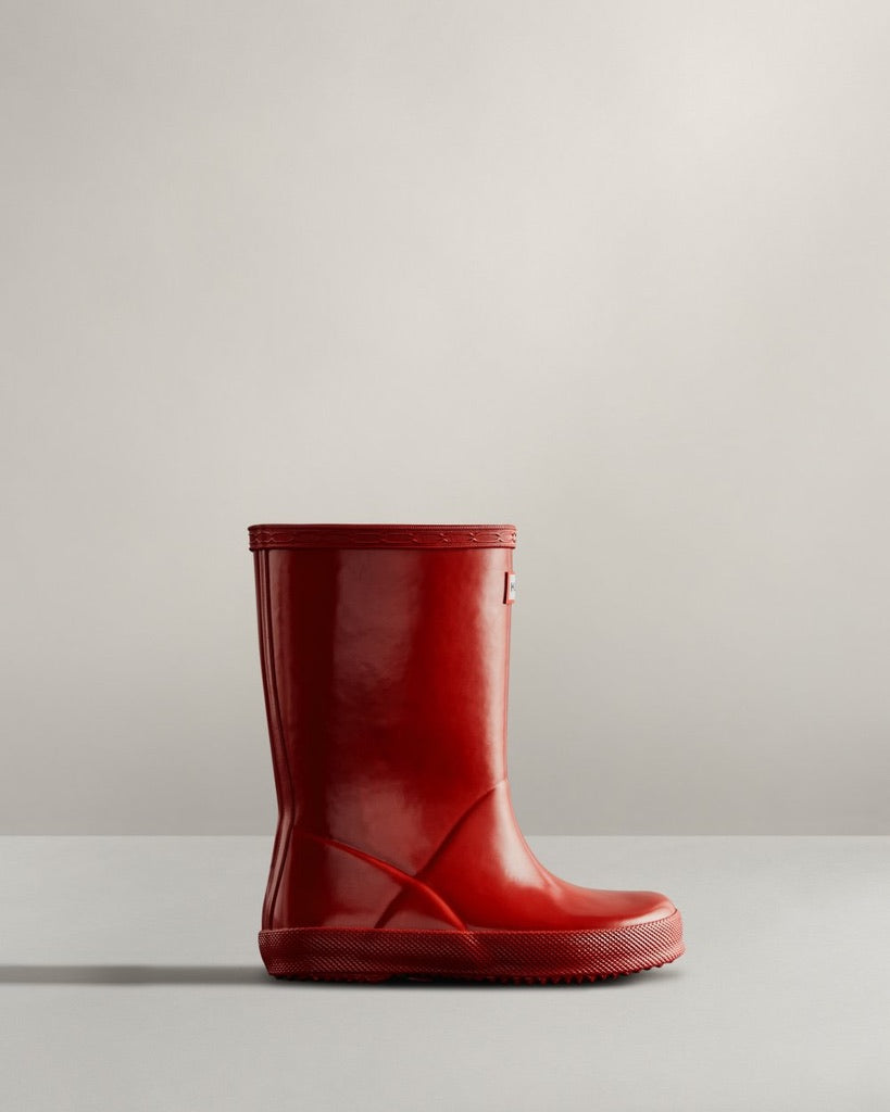 Glossy red hot sale hunter boots