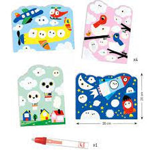 Load image into Gallery viewer, Djeco Hidden in the Sky Magic Colouring