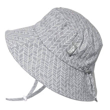 Load image into Gallery viewer, Jan & Jul Cotton Bucket Hat (Grey Herringbone)