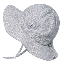 Load image into Gallery viewer, Jan & Jul Cotton Floppy Sun Hat (Grey Herringbone)