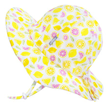 Load image into Gallery viewer, Jan & Jul Cotton Floppy Sun Hat (Lemons)