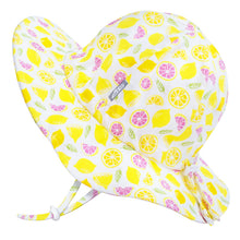 Load image into Gallery viewer, Jan &amp; Jul Cotton Floppy Sun Hat (Lemons)
