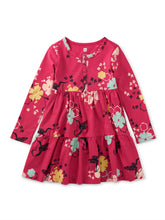 Load image into Gallery viewer, Tea Collection Long Sleeve Tiered Henley- Hummingbird