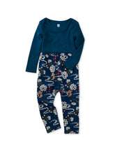 Load image into Gallery viewer, Tea Collection Print Mix Baby Romper- Water Floral