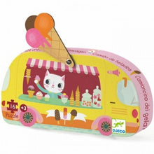 Load image into Gallery viewer, Djeco Ice Cream Truck Puzzle