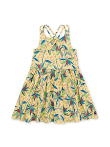 Tea Collection Strappy Back Skirted Dress - Bird of Paradise