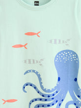 Load image into Gallery viewer, Tea Collection UV Graphic Baby Tee - Octopus Garden
